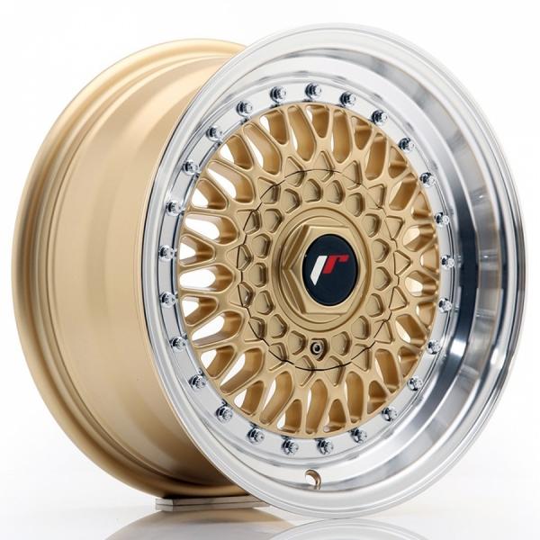 Japan Racing JR9 Gold Machined LIP - 8/18 5/112/120 ET40 B74