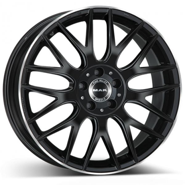 MAK Arrow Black polished lip - 9/18 5/112 ET42 B66.6