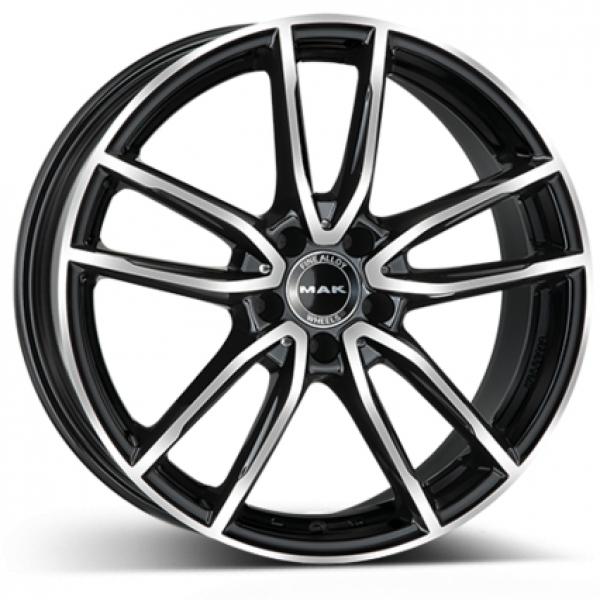 MAK Evo Black Polished - 9/18 5/112 ET50 B66.6
