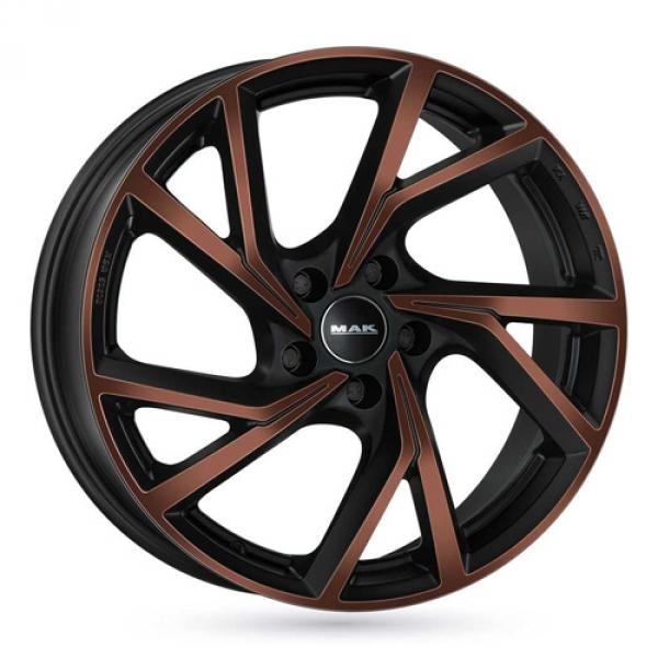 MAK Kassel Black Machined Face Bronze - 8/20 5/112 ET48 B76