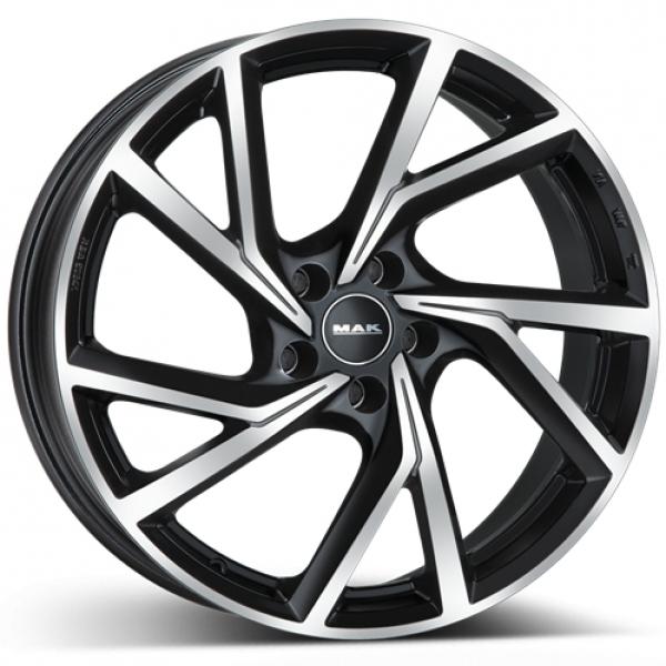 MAK Kassel Black Polished - 8.5/19 5/112 ET42 B66.5