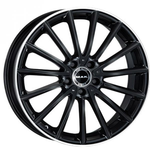 MAK Komet Black Polished 8x19 5/112 ET38 B66.6