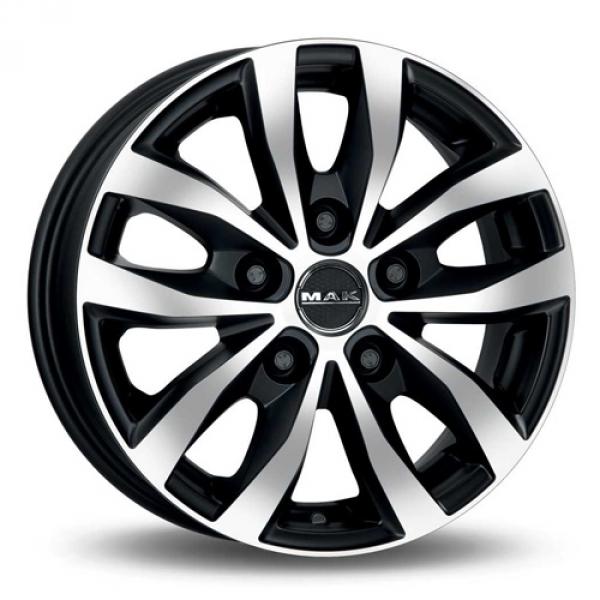 MAK Load5 Black Machined Face 7x17 5/130 ET68 B78