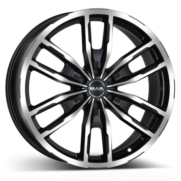 MAK Peak Black polished - 7.5/17 6/139.7 ET50 B93.1