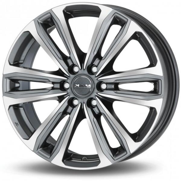 MAK Safari6 Gun Metal Machined Face - 8.5/20 6/139.7 ET20 B106.1