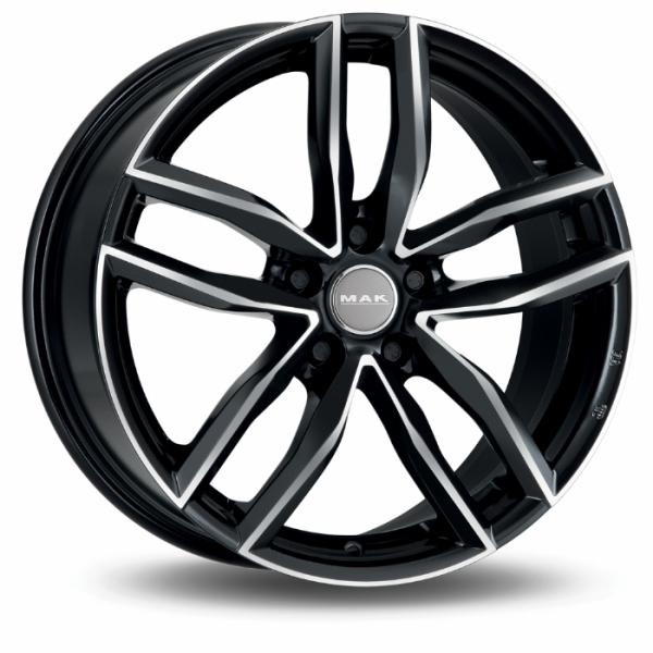 MAK Sarthe Black Polished - 8/19 5/112 ET42 B66.5
