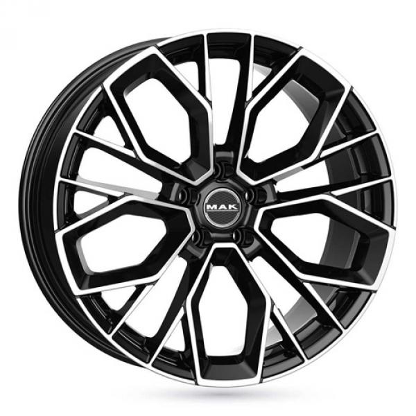 MAK Stilo-D Black Machined Face 10x21 5/110 ET29 B65