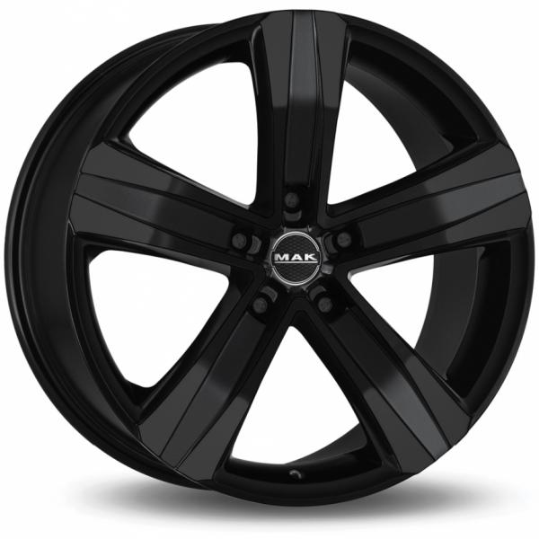 MAK Stone5 T Gloss Black - 7.5/18 5/108 ET45 B63.4