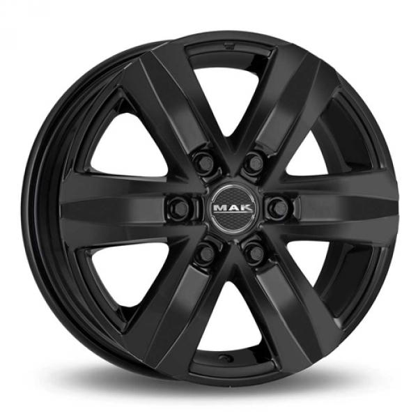 MAK Stone6 T Shiny Black 8x18 6/130 ET53 B84