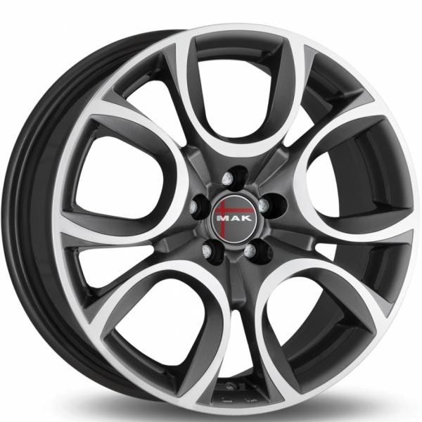 MAK Torino Gun Metal Polished - 6/15 4/98 ET35 B58.1