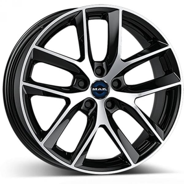 MAK Voltage Black Polished - 8.5/18 5/114.3 ET40 B64.1