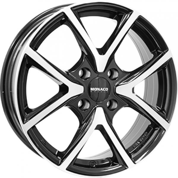 Monaco CL2 Gloss Black  Polished - 7/17 5/112 ET45 B70.1
