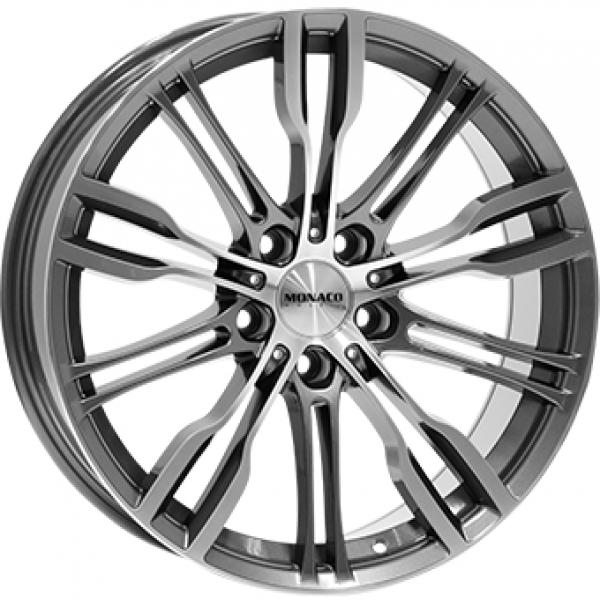 Monaco GP8 Anthracite  Polish - 8/19 5/120 ET32 B72.6
