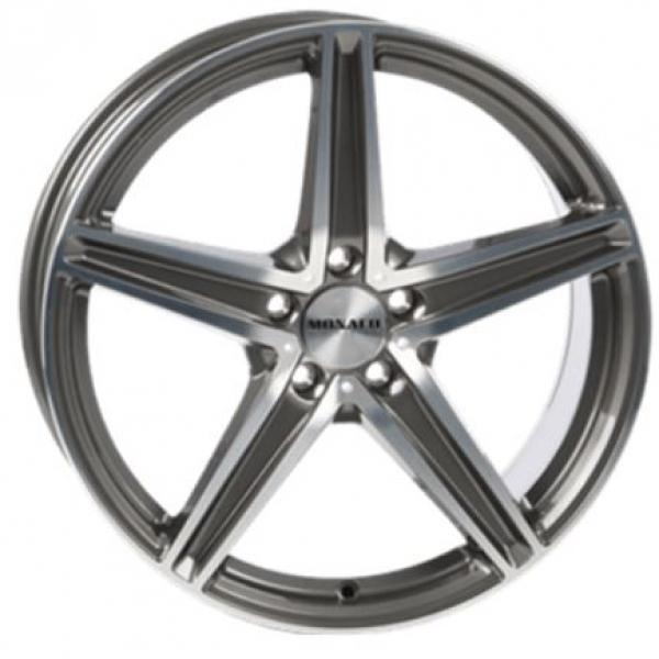 Monaco MC3 Anthracite Polish - 8.5/19 5/112 ET45 B66.5