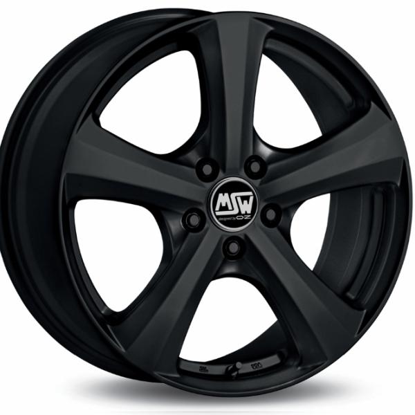 MSW 19 Matt Black - 6.5/16 5/118 ET48 B71.1