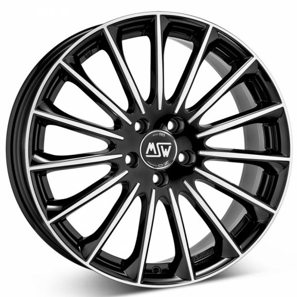 MSW 30 Gloss Black Polished - 8.5/19 5/108 ET45 B73.1