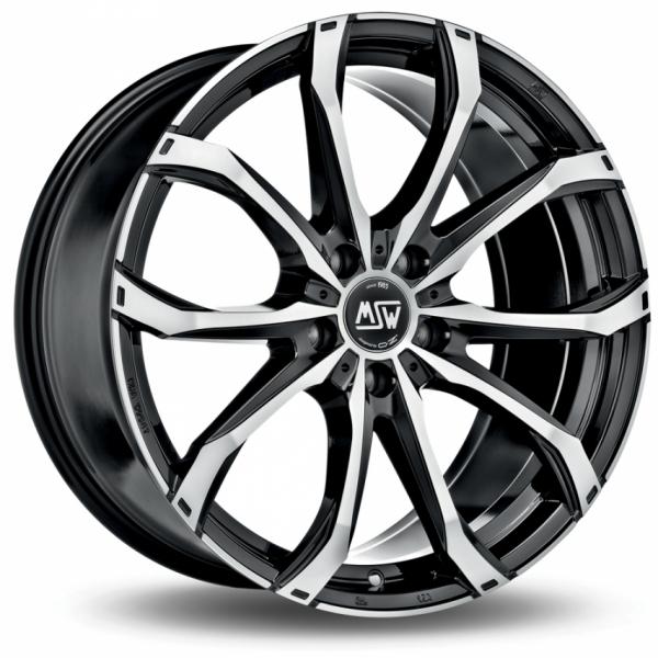 MSW 48 Black Polished - 9/19 5/112 ET21 B66.6