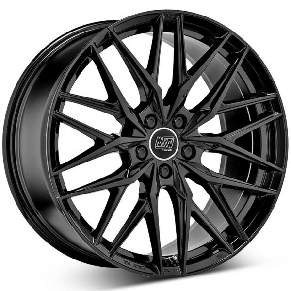 MSW 50 Gloss Black - 9.5/20 5/112 ET35 B73.1