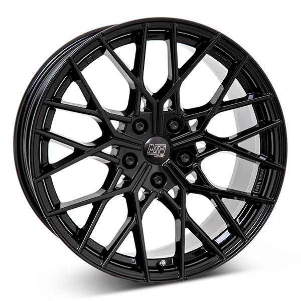 MSW 74 Gloss Black - 9.5/20 5/112 ET22 B73.1