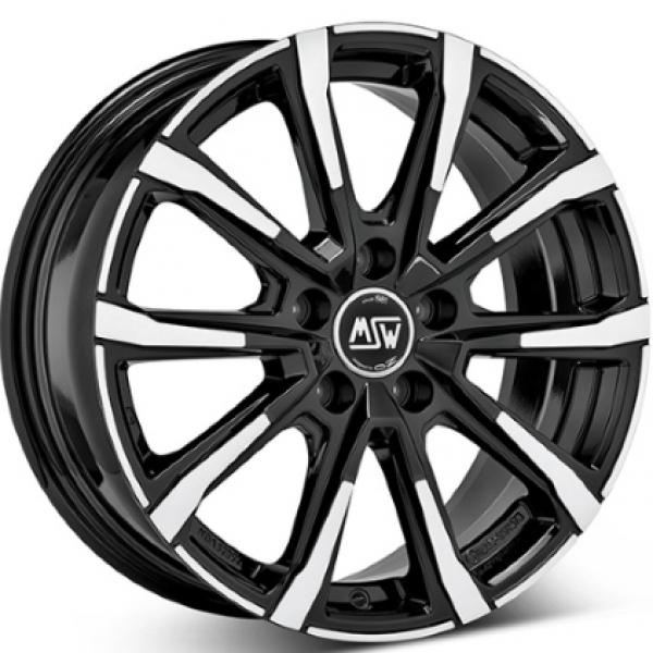 MSW 79 Black Polished - 7/18 5/114.3 ET35 B66.1