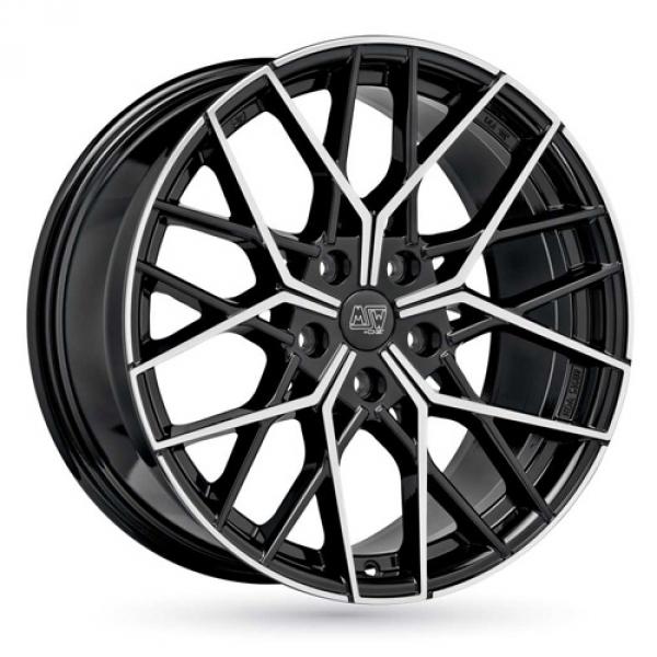 MSW MSW74 Shiny Black Machined Face 8,5x19 5/114,3 ET35 B64
