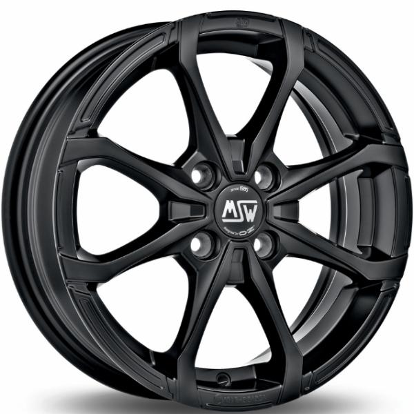 MSW X4 Matt Black - 5.5/14 4/100 ET35 B63.3