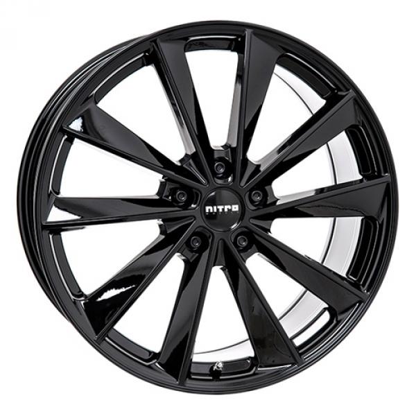Nitro Aero FF Black/Polished - 9/21 5/120 ET38 B63
