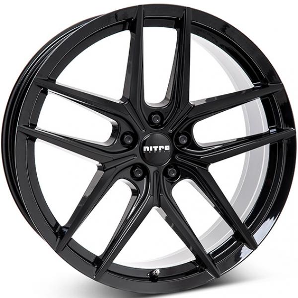 Nitro Throne FF Gloss Black - 9.5/21 5/112 ET30 B66.5