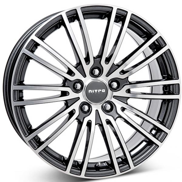 Nitro Turismo Gloss Gun Polished - 9/20 5/108 ET58 B63.3