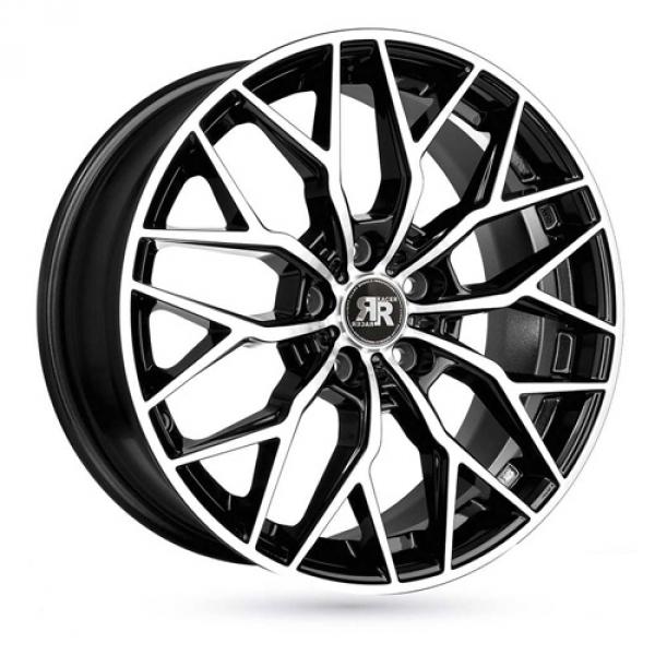 Racer Mygal Shiny Black Machined Face  - /R - Sommerdekk