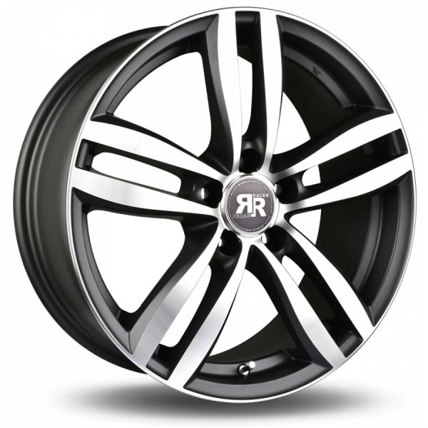 Racer Target Gun Metal Polished - 7.5/18 5/108 ET55 B63.4