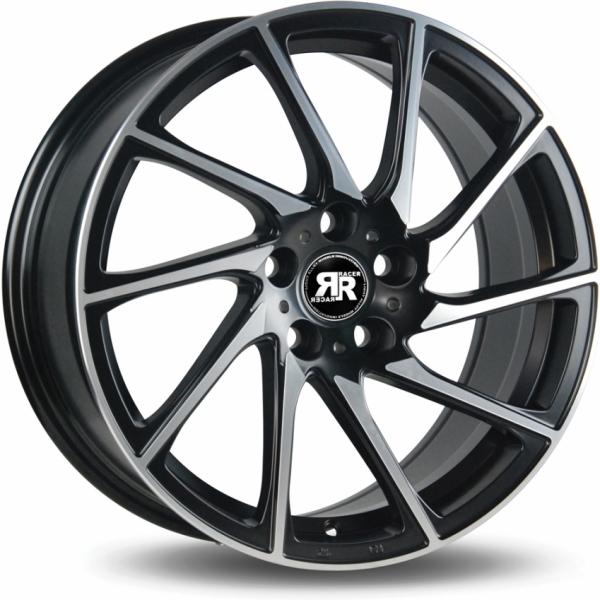Racer Turn Black Polished - 8/18 4/100 ET35 B73.1