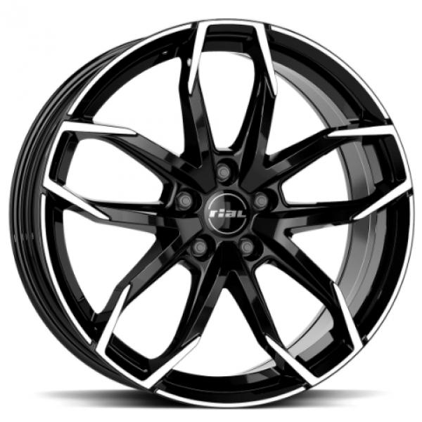 Rial Lucca Diamond Black Polish - 8/18 5/112 ET39 B66.6