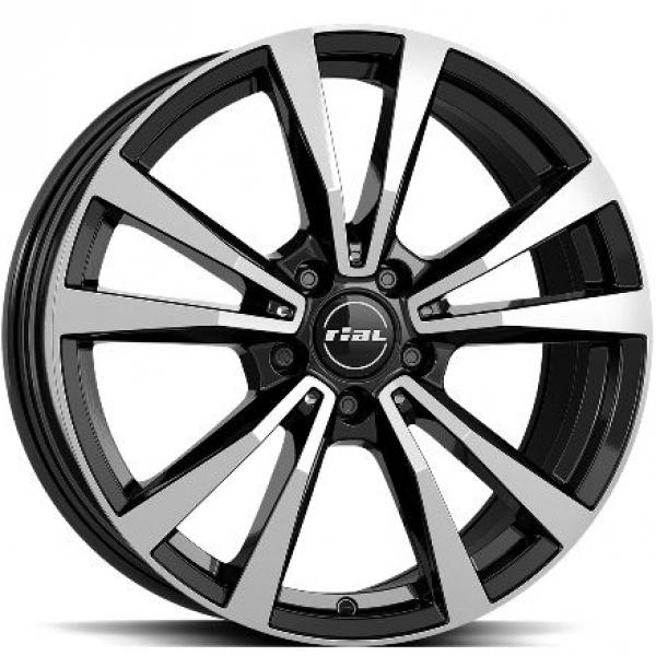 Rial M12 Diam Black Pol - 9/19 5/112 ET20 B66.6