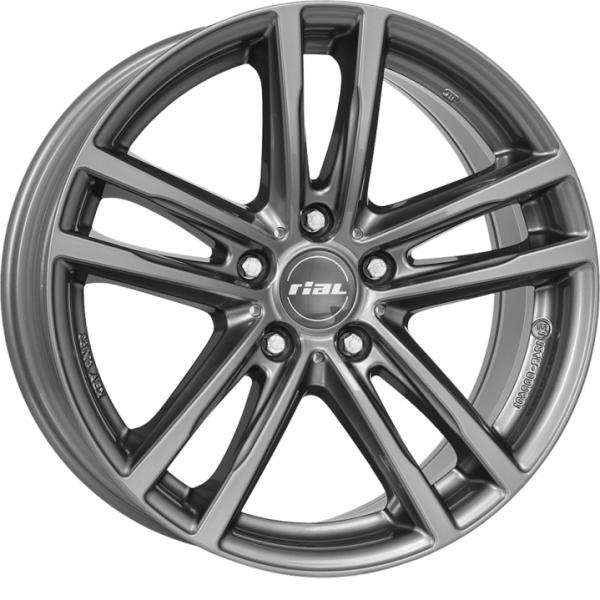 Rial X10 Metal Grey - 7.5/18 5/112 ET51 B57.1