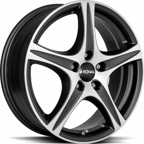 RONAL R56 Matt Black front cut - 6.5/16 5/114.3 ET40 B66.1
