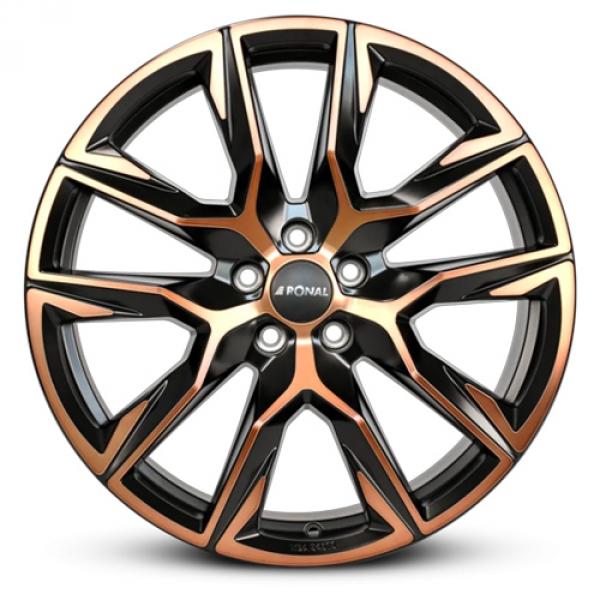 Ronal R71 Jet Black Copper Matt Front Cu RONAL