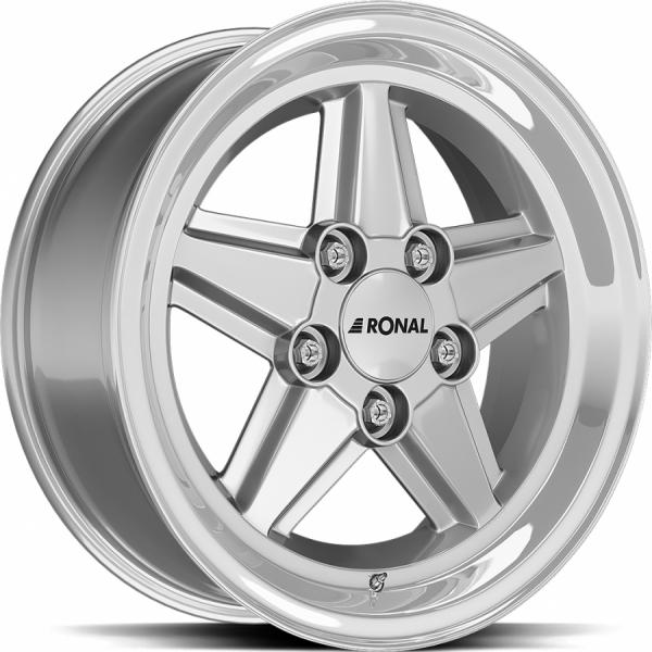 Ronal R9 Silver rim LIP cut RONAL