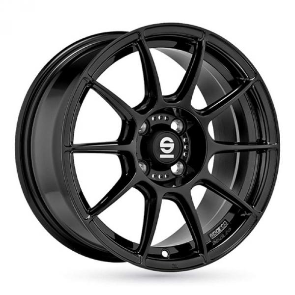 Sparco FF 1 Shiny Black - 7/17 4/108 ET47 B63