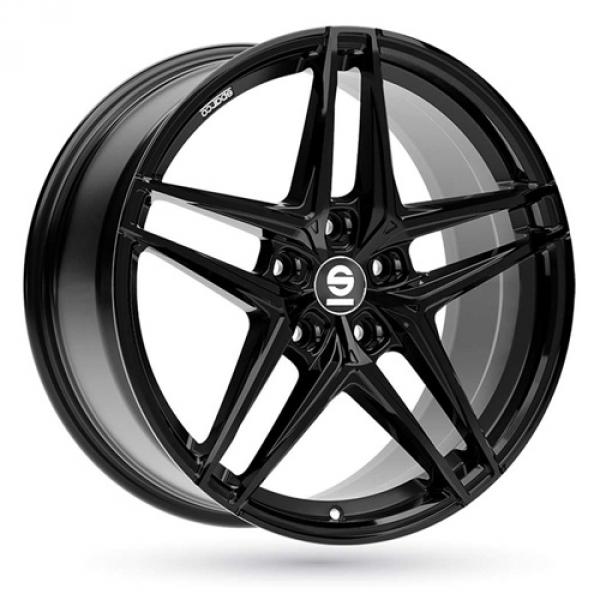 Sparco Record Shiny Black - 8/18 5/112 ET35 B73