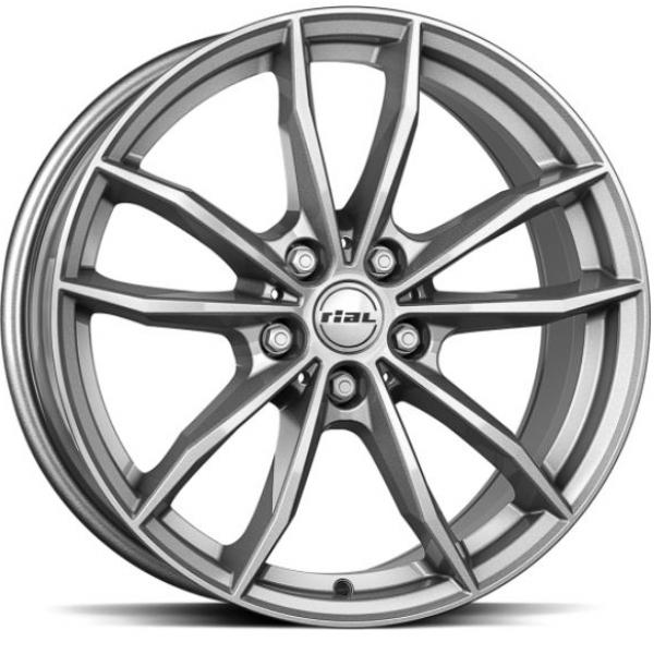 Rial X12 Metal Grey - 7/17 5/112 ET45 B57.1