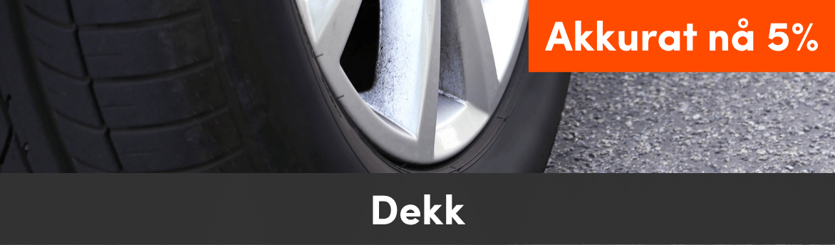 5% rabatt på dekk