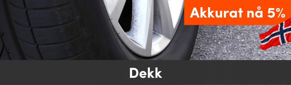 5% rabatt på dekk