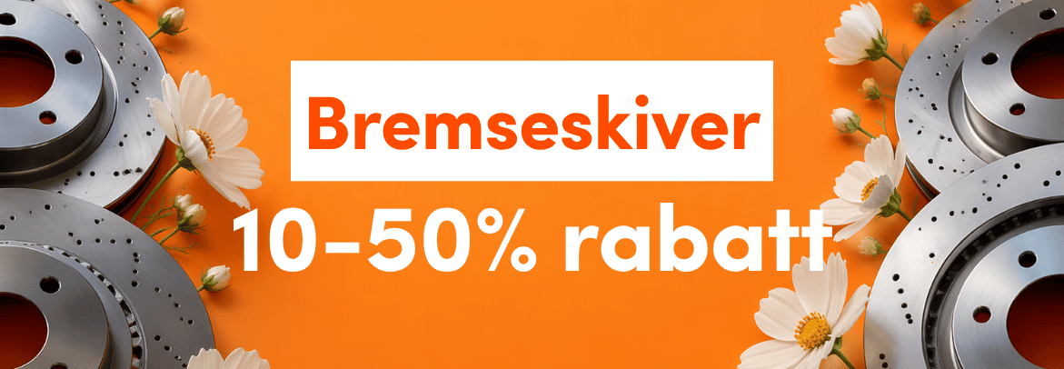 10-50% rabatt på bremseksiver