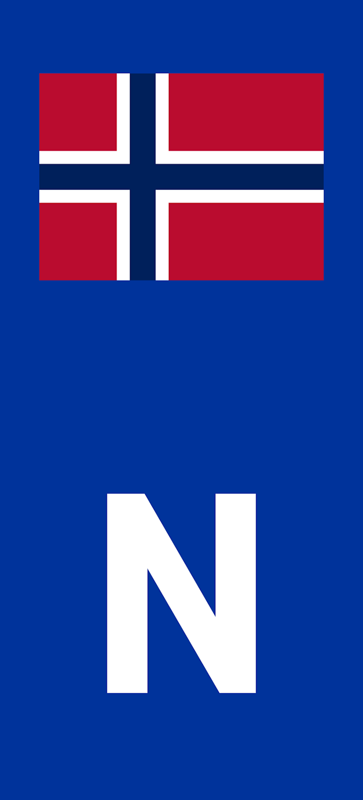 EU-godkjent produkt – Norsk N-merke og norsk flagg