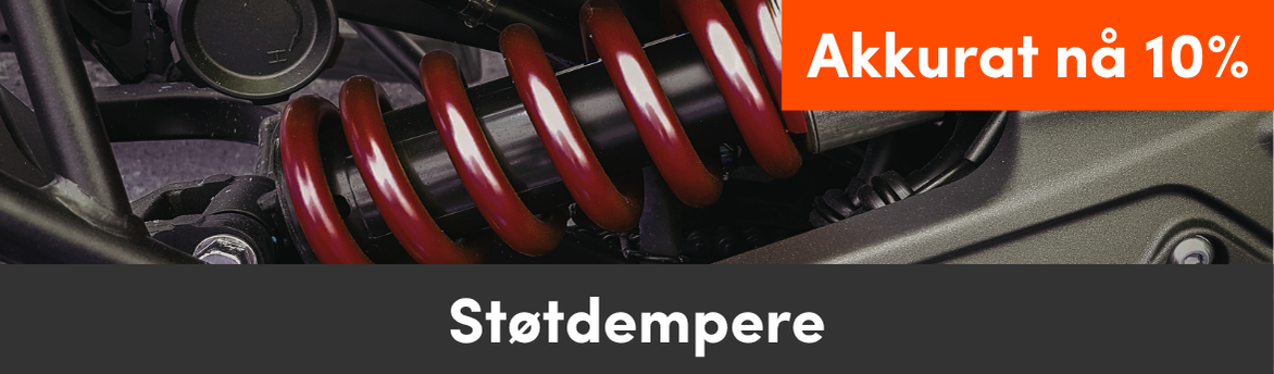 10% rabatt på støtdempere