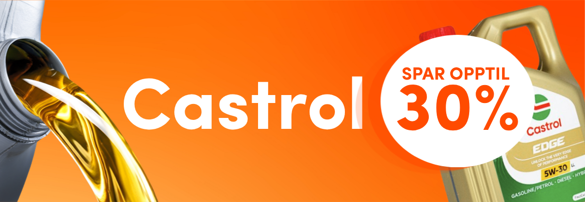 Opptil 30% rabatt på Castrol