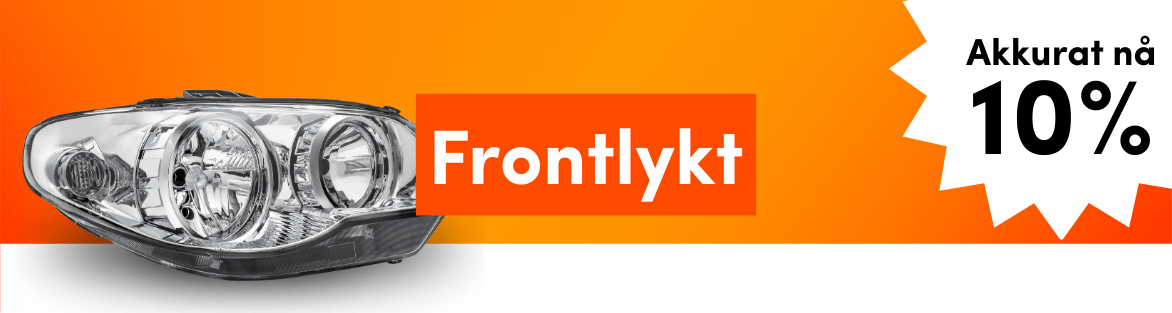 10% rabatt på frontlykt