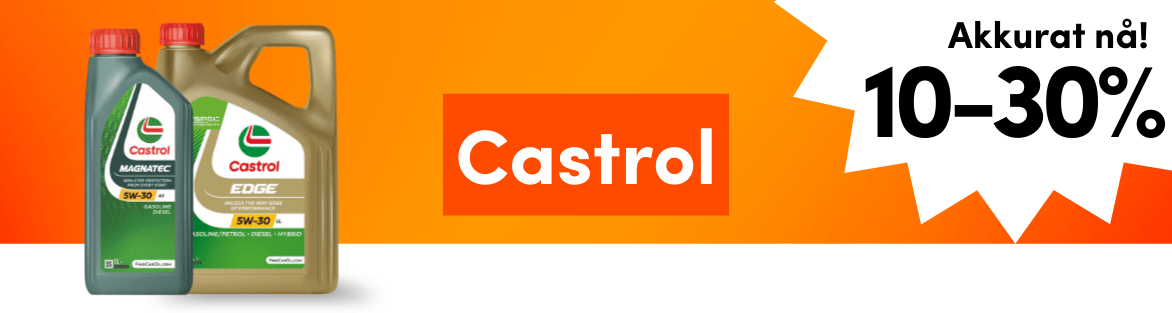 Opptil 30% rabatt på Castrol